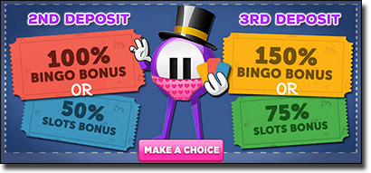 Lucky Pants Bingo - Re-Deposit Cash Bonus