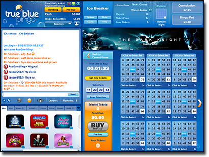 True Blue Bingo - Real Money Online Housie Gameplay