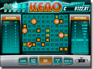 Play AUD keno 